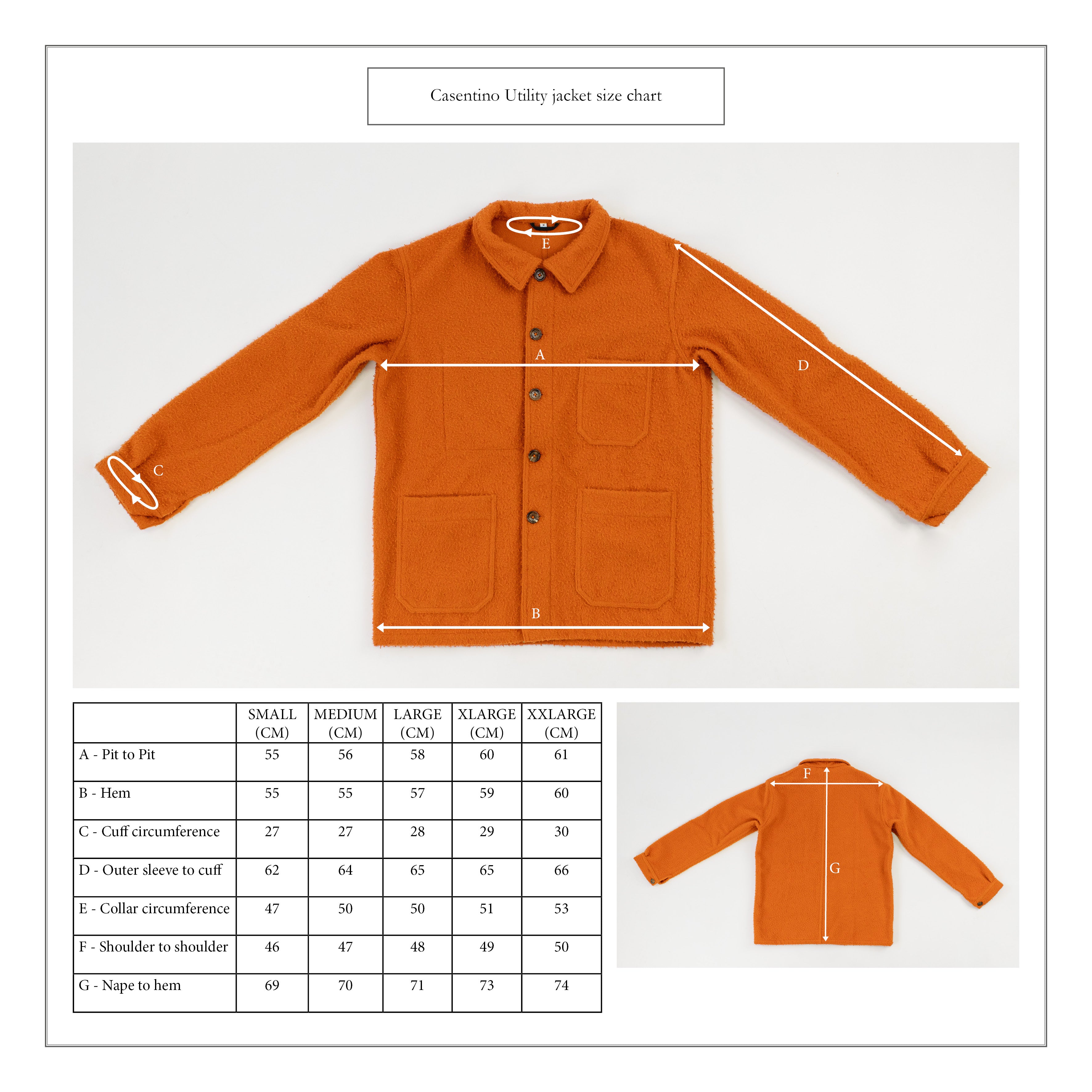 Tuscan Orange Casentino Utility Jacket