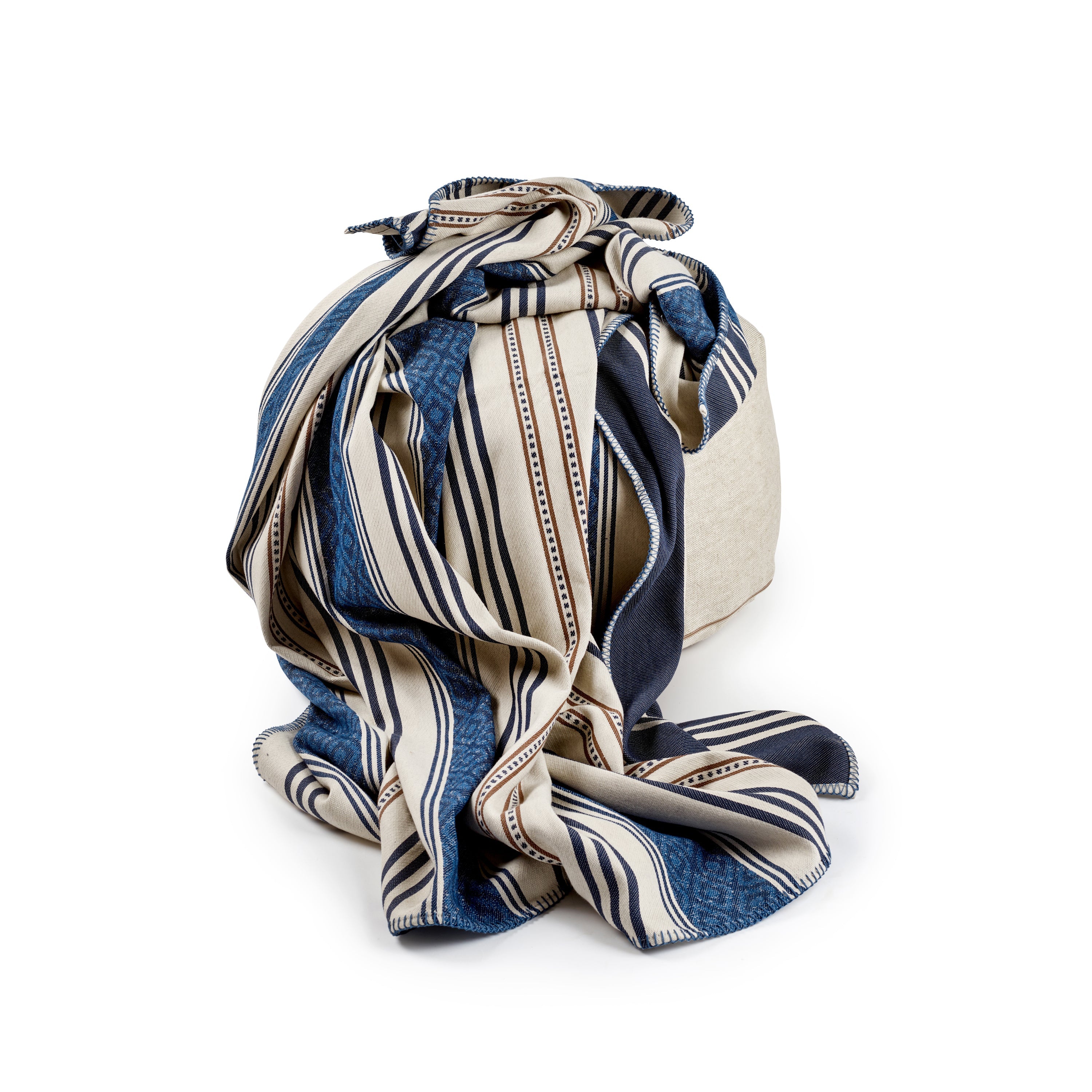 The Ladye Bay Striped Throw