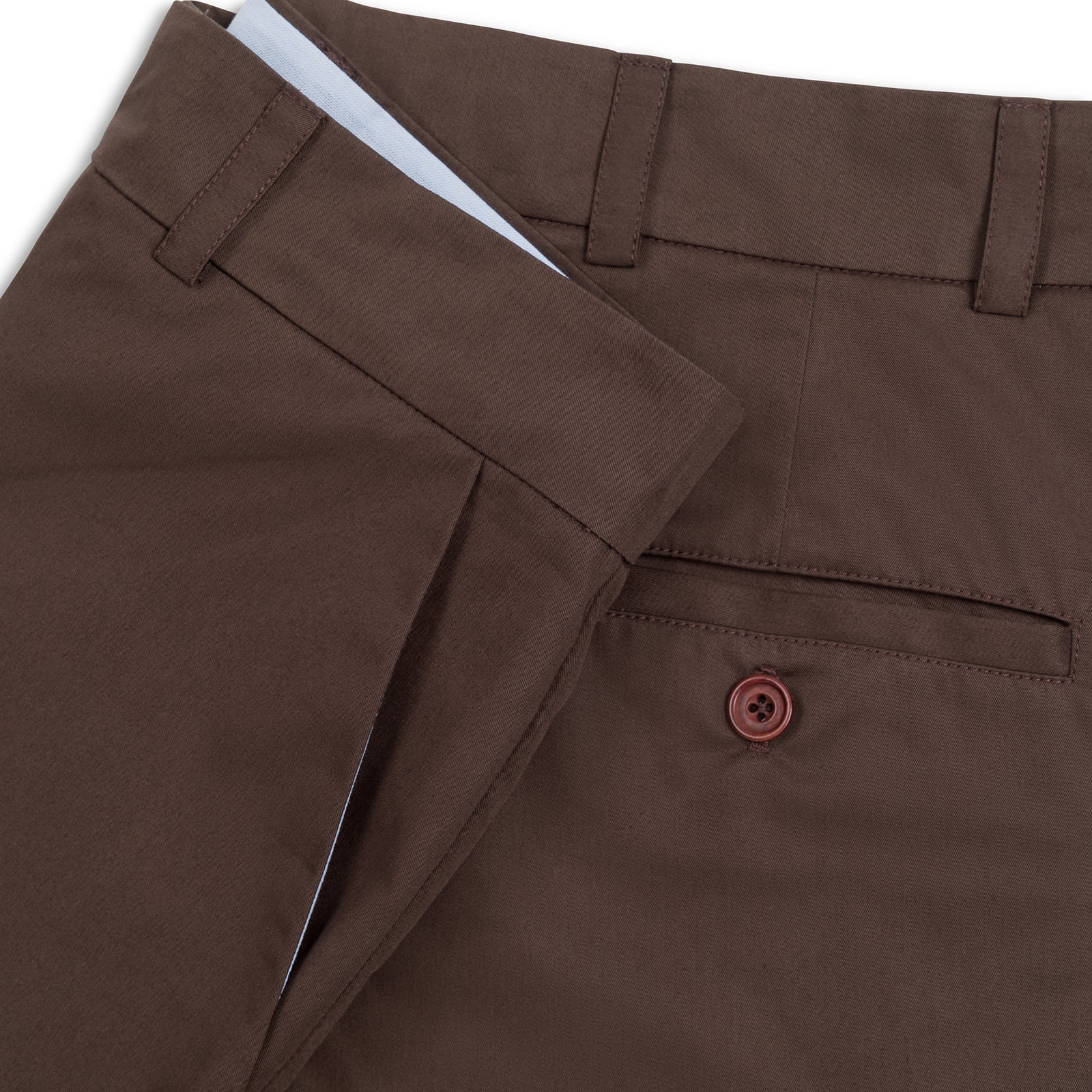 The Merchant Fox Cotton Shorts in Brown