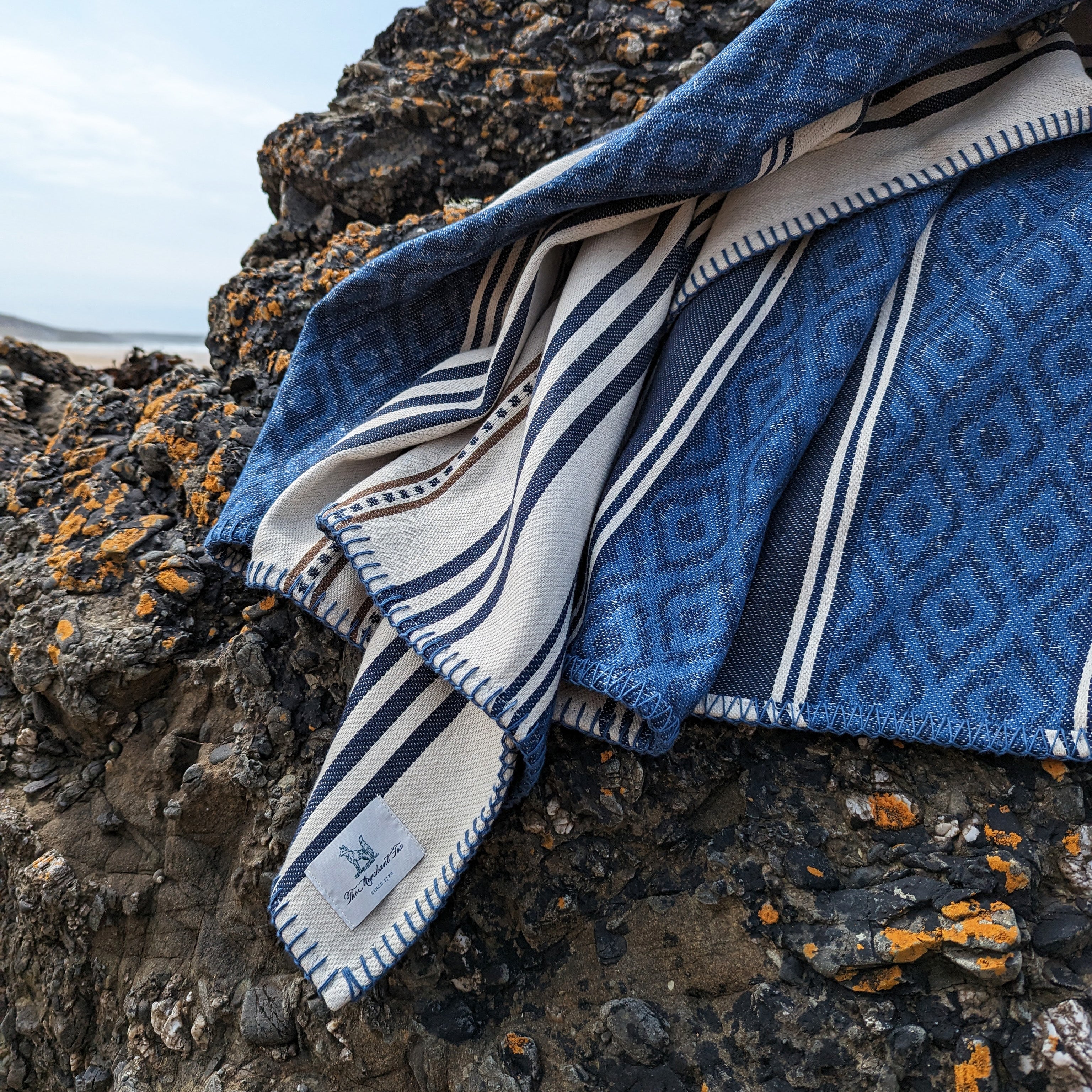 The Ladye Bay Striped Throw