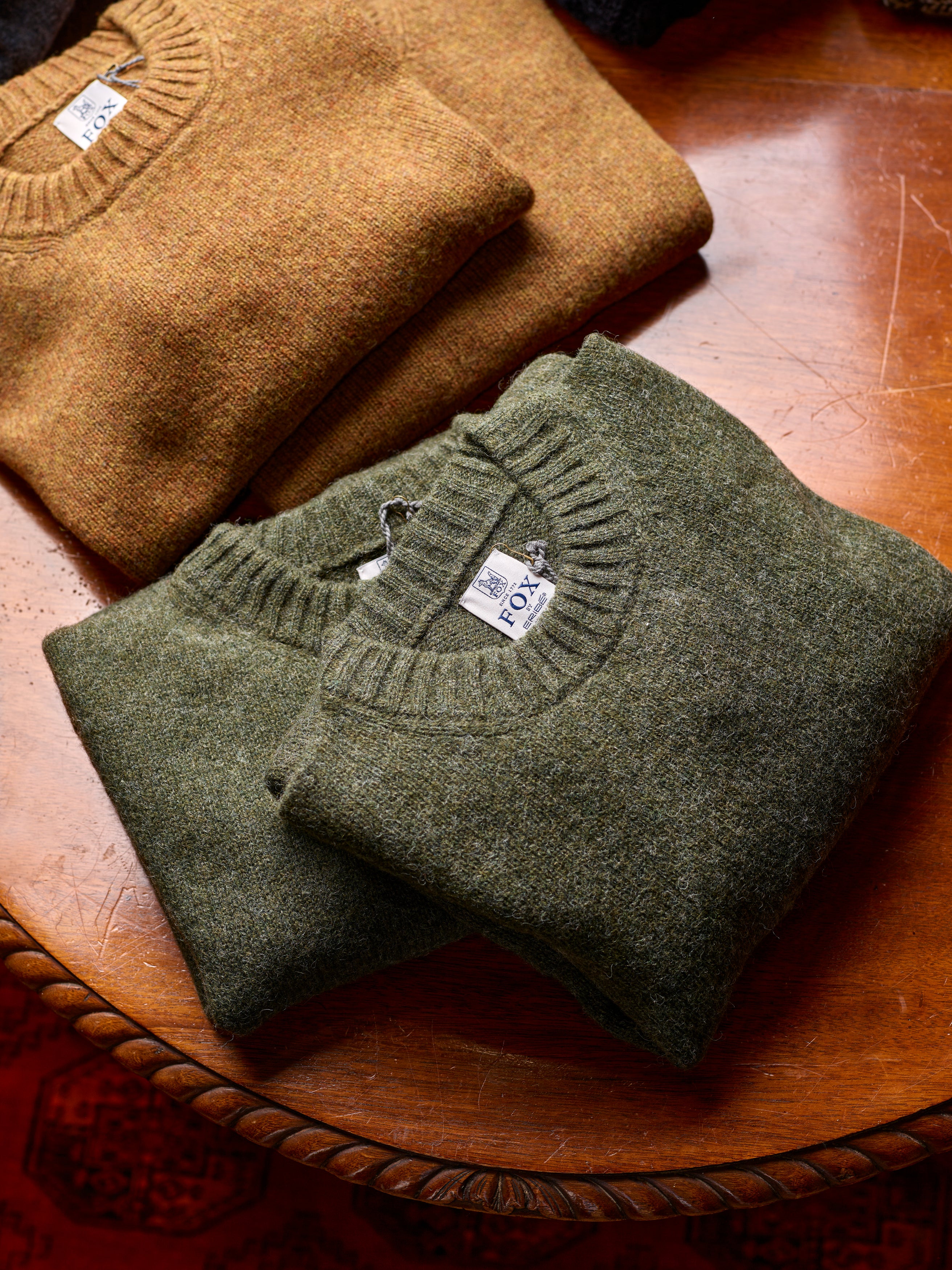 The Lichen Crew Neck Woollen Sweater