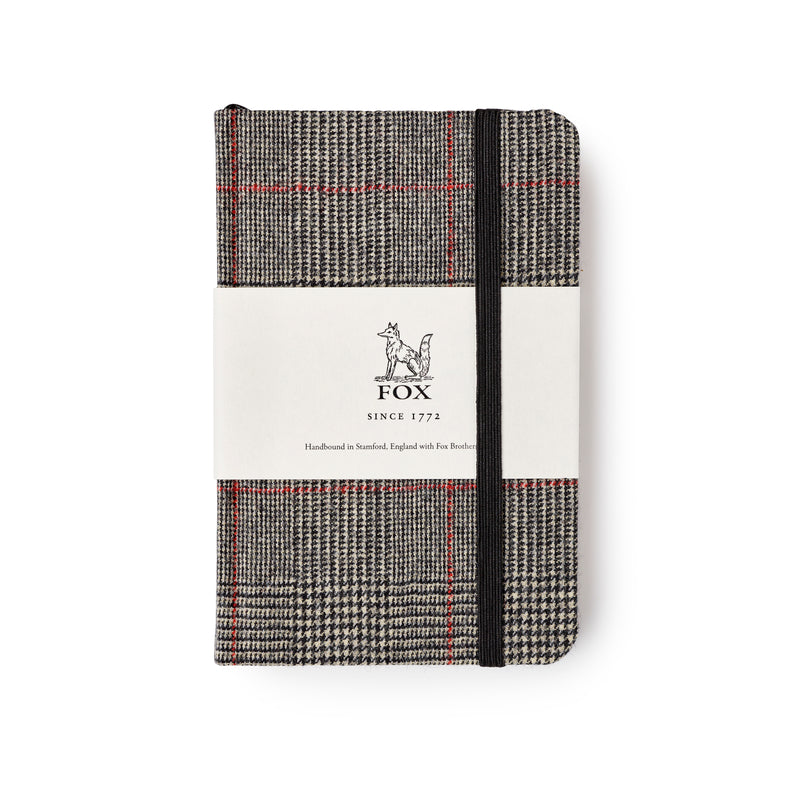 Fox Prince of Wales Check with Red Deco Pocket Notebook