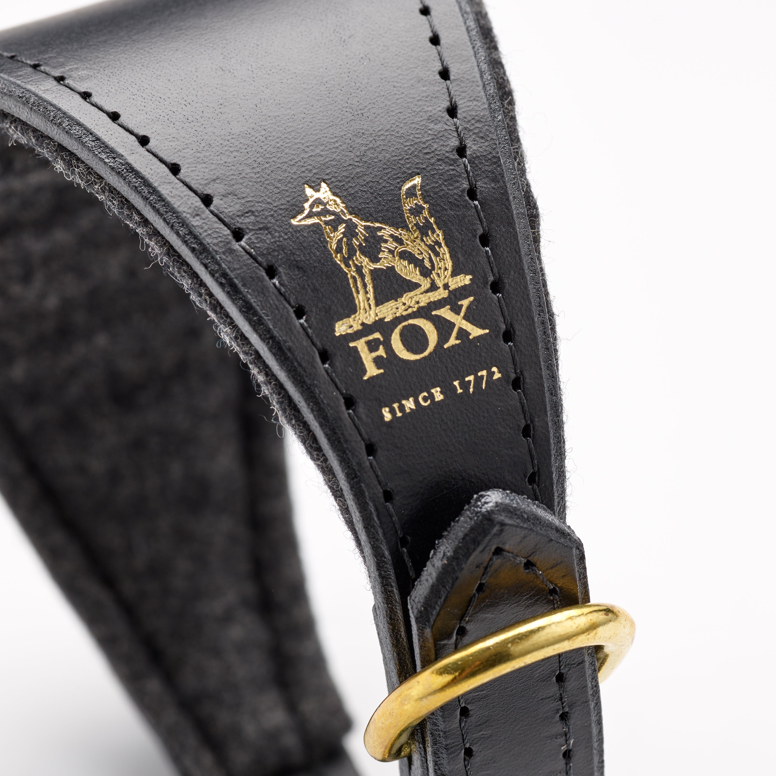 Fox x Storeys & Tails Black Sight Hound Collar