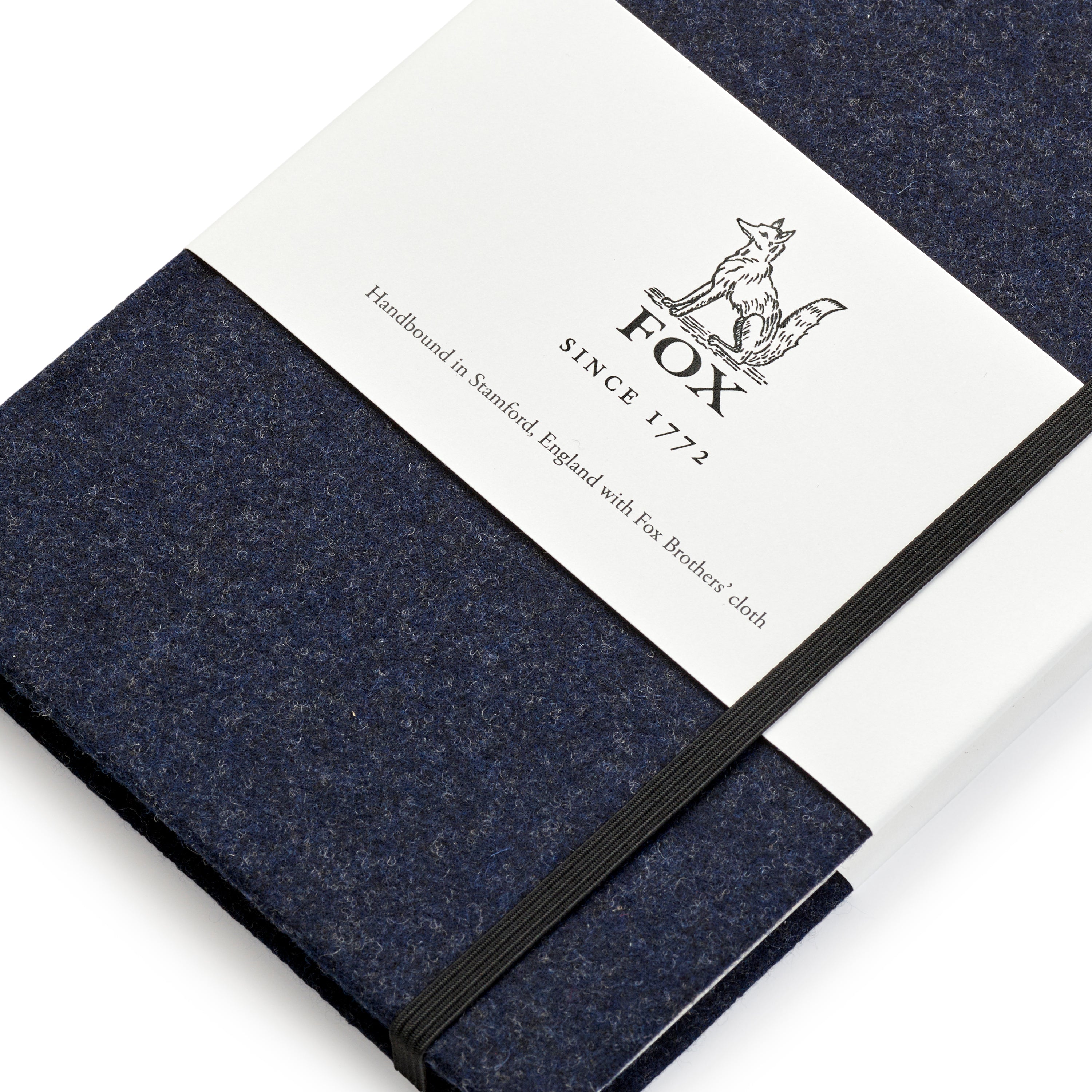 Fox Navy Flannel Medium Notebook