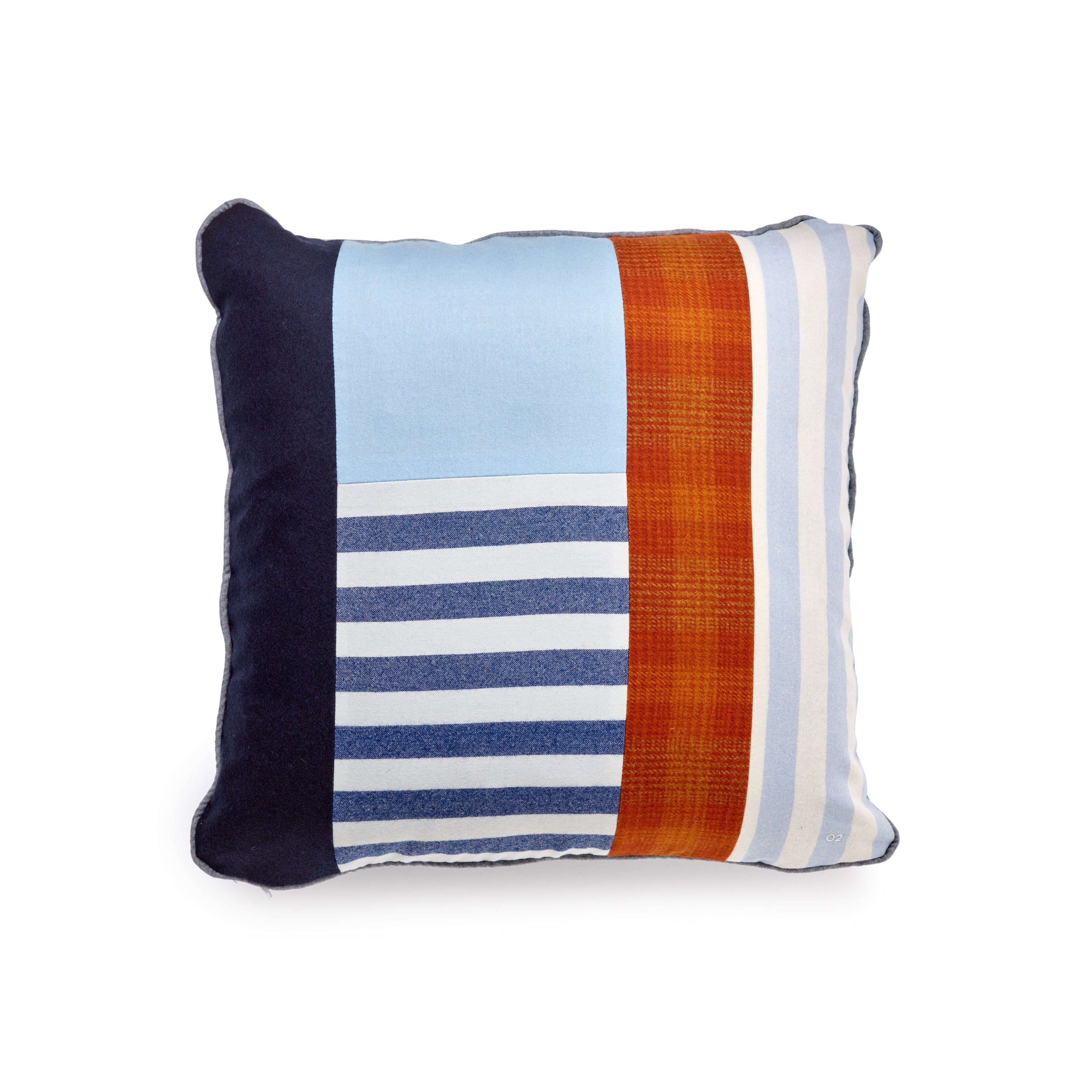 Fox Flannel Boating Stripe Cushion Cover
