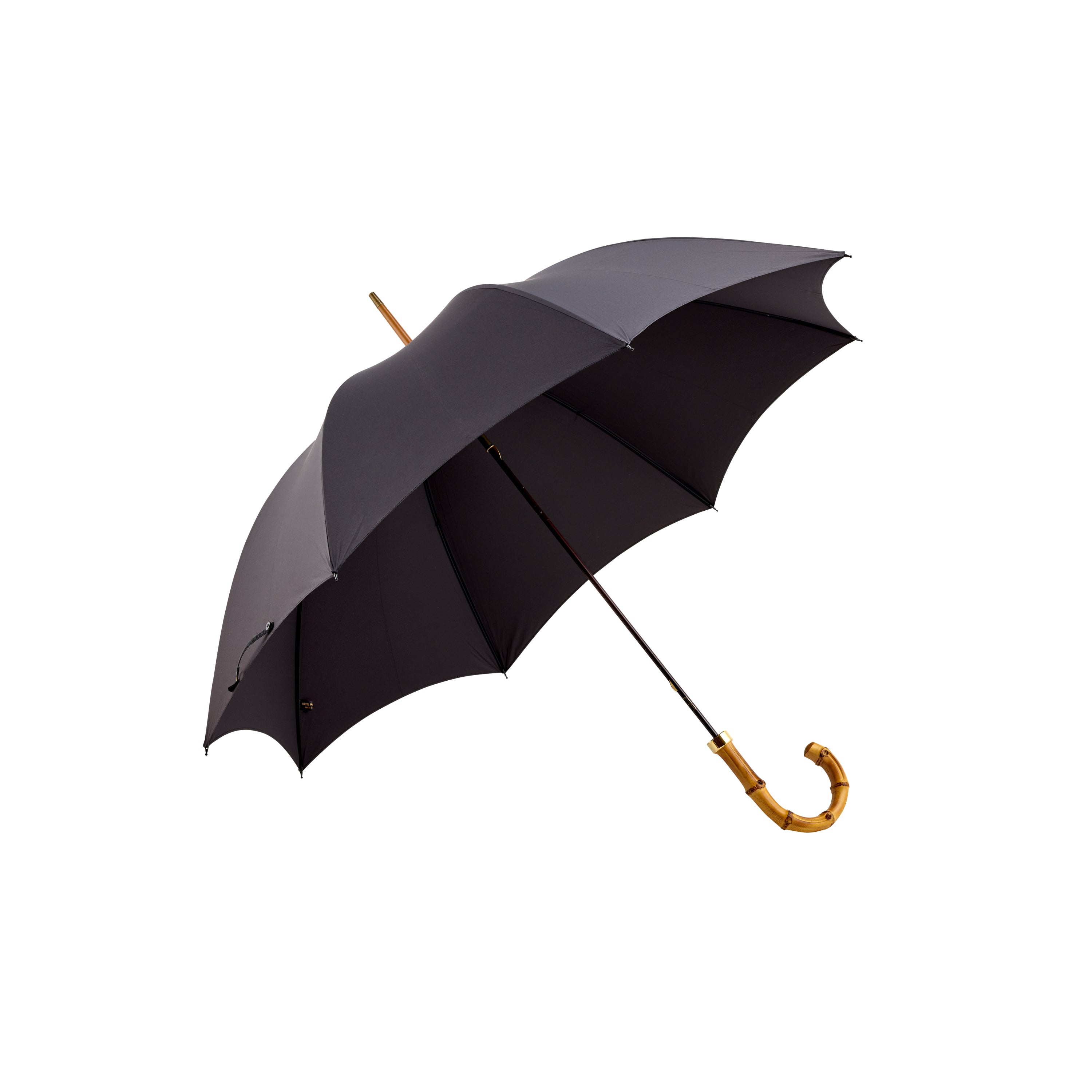 Fox Umbrellas Whangee Handle Black Umbrella