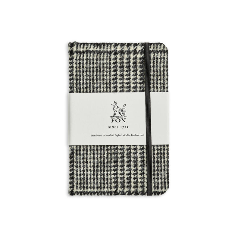 Fox Classic Prince of Wales Check Tweed Pocket Notebook
