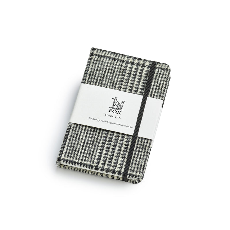 Fox Classic Prince of Wales Check Tweed Pocket Notebook