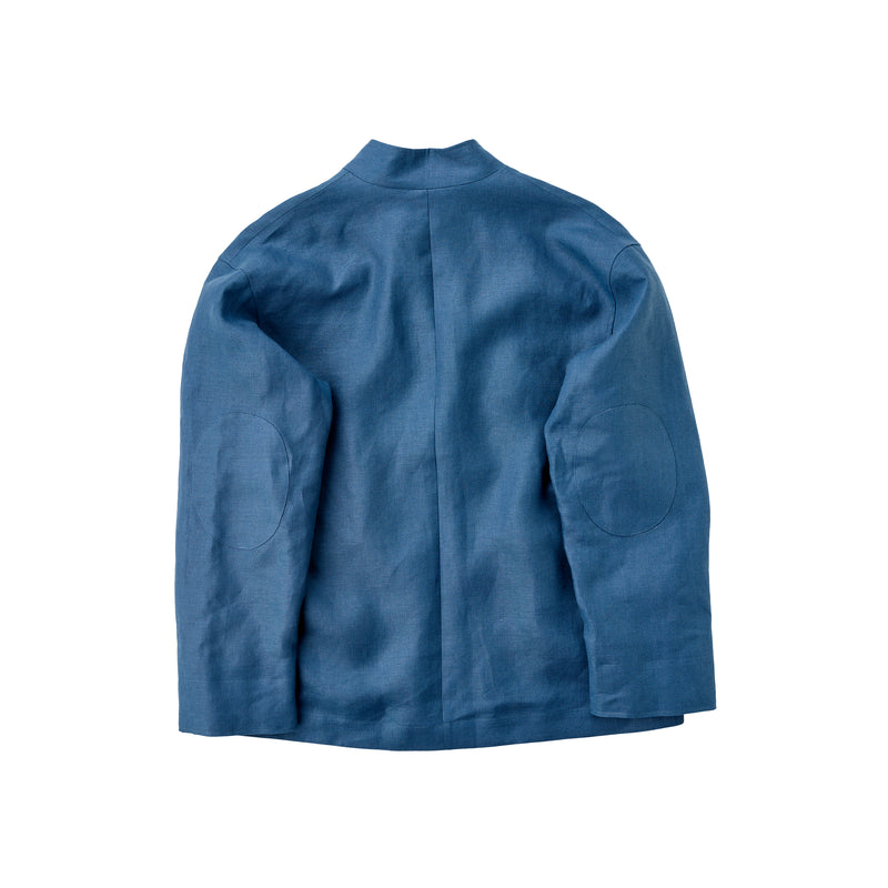 Fox Linen Blueberry Borès Jacket
