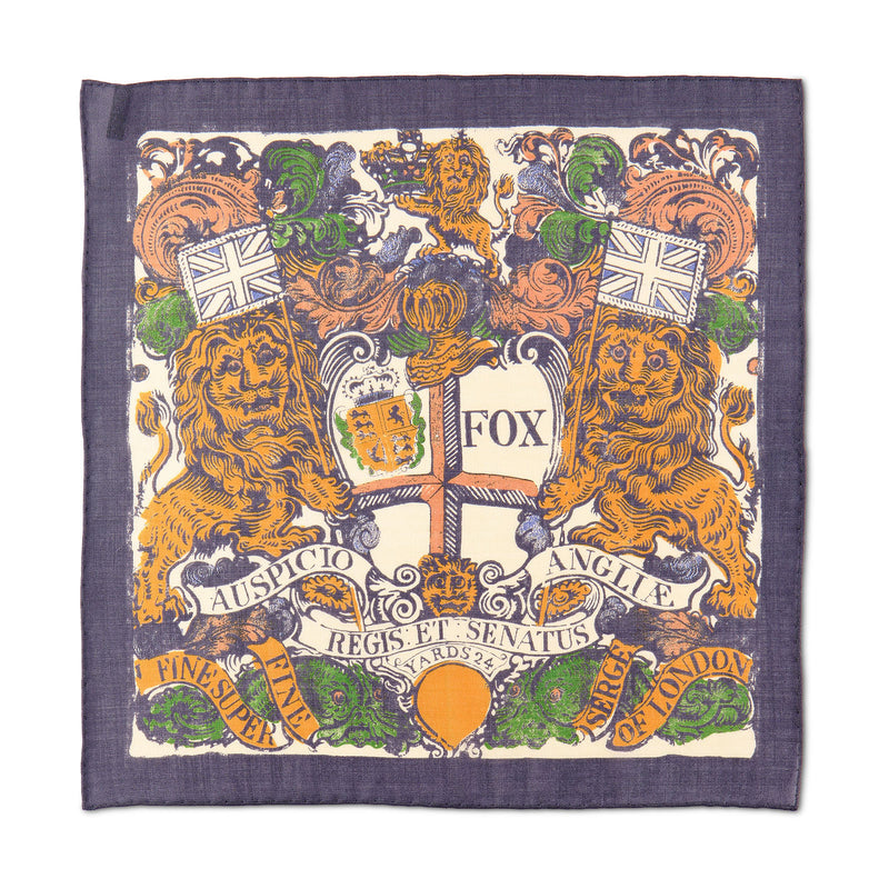 Fox British Coat of Arms Pocket Square