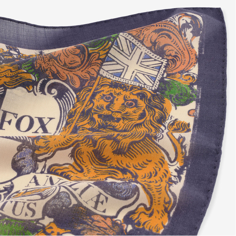 Fox British Coat of Arms Pocket Square