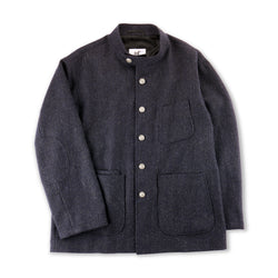 Fox Tweed Twill Char-Navy Borestière Jacket