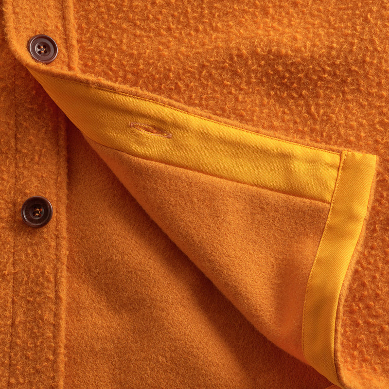 Sienna Gold Casentino Wool Overshirt