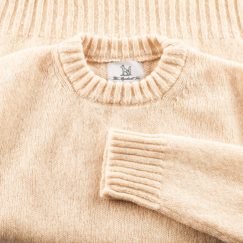 The Sandstone Crew Neck Woollen Sweater