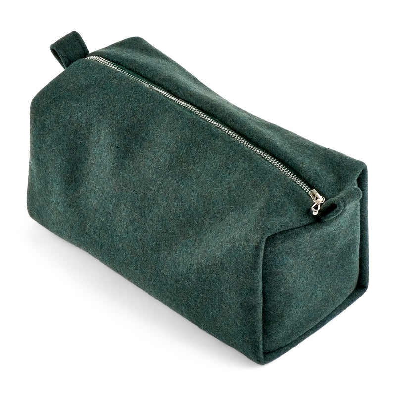 The Housekeeper - Mélange D.R. Harris Green Large Wash Bag