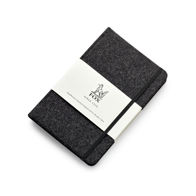 Fox Grey Flannel Medium Notebook