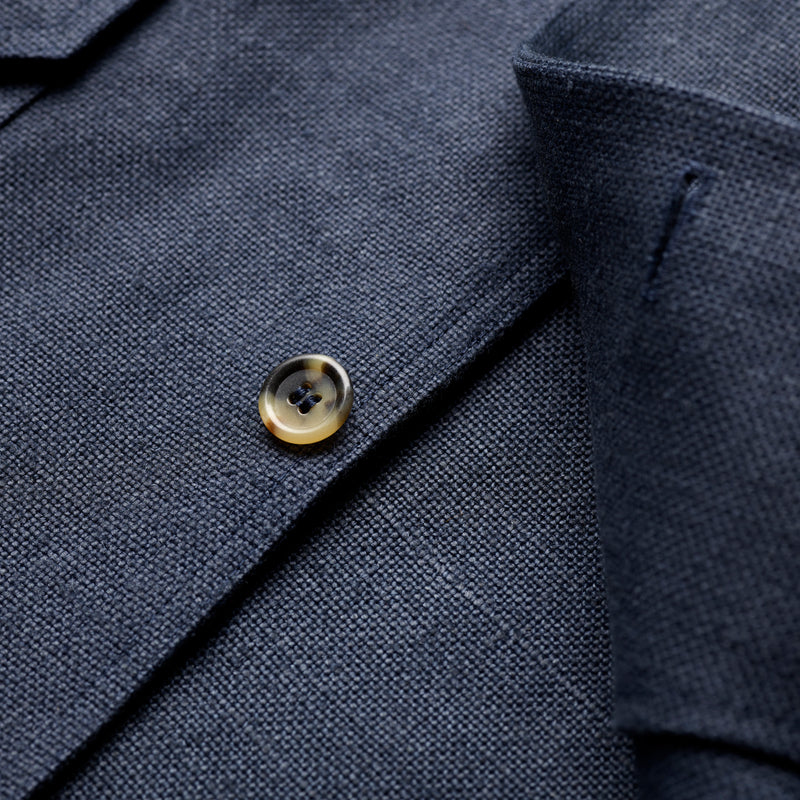 Fox Classic Navy Heavy Linen Teba Jacket
