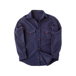 Navy Moleskin Shirt