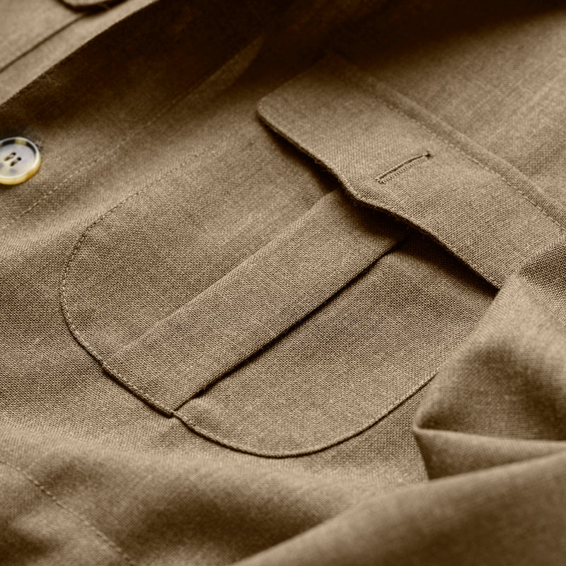 Fox Air Olive Green Safari Jacket