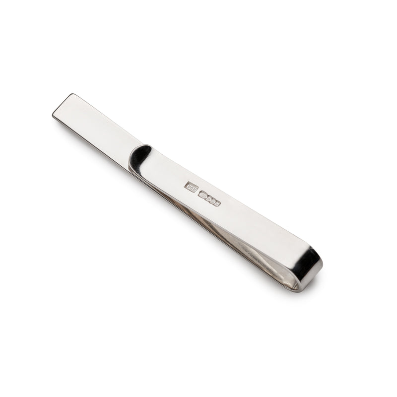 Sterling Silver Weave Tie Clip